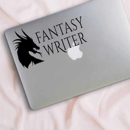 Fantasy Writer Dragon Decal