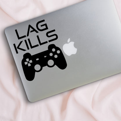 Lag Kills Controller Gamer Decal