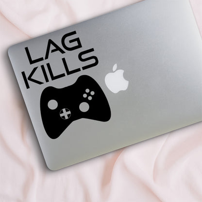 Lag Kills Controller Gamer Decal