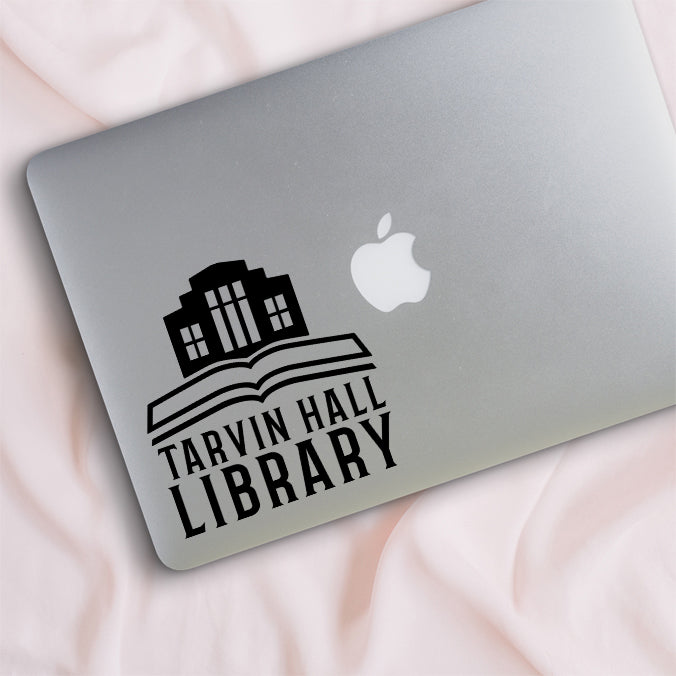 Tarvin Hall Library Vinyl Decal