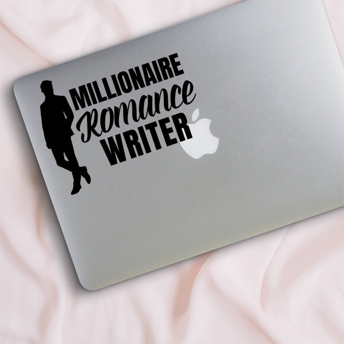 Millionaire Romance Writer Decal