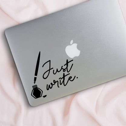 Just Write Pen Writer Decal