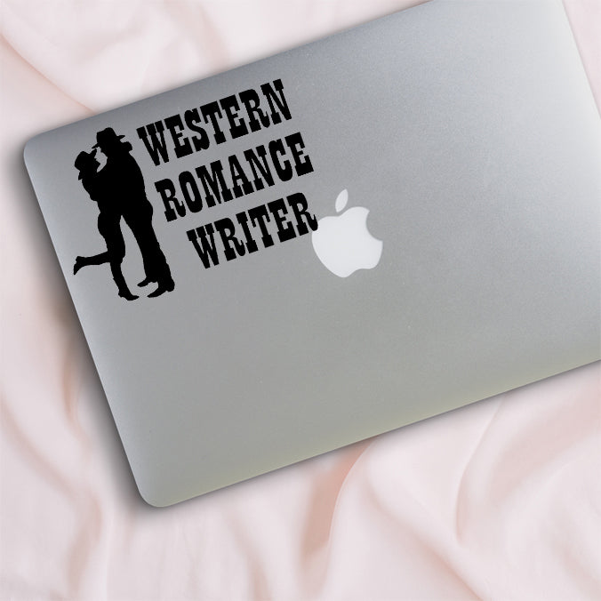 Western Romance Writer Decal